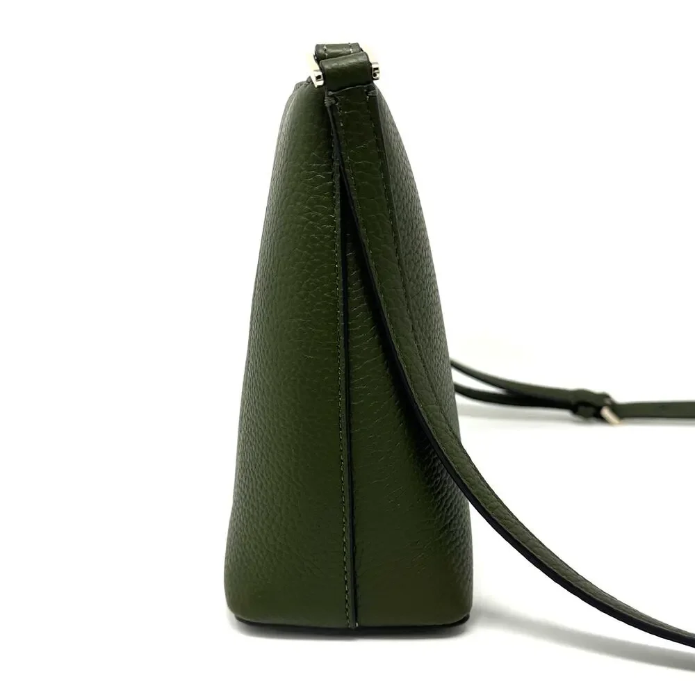Kate Spade Harlow Crossbody Purse Enchanted Green Leather WKR00058